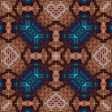 Square seamless patterns. Woven wonderful digital patterns. Modern fashion... Illustrazione stock