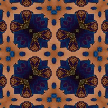 Square seamless patterns. Woven wonderful digital patterns. Modern fashion... Ilustração Stock