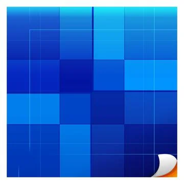 Square with several divisions of interior tones Stock Illustration