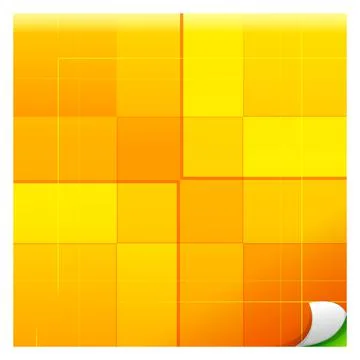 Square with several divisions of interior tones Stock Illustration