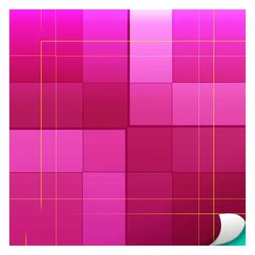 Square with several divisions of interior tones Illustrazione stock