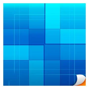 Square with several divisions of interior tones Stock Illustration