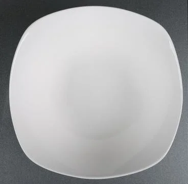 Square shallow dish serving dish Stock Photos