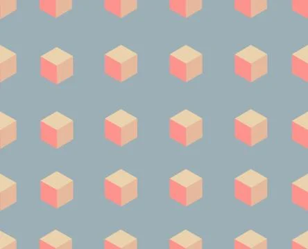 Square  shape abstract seamless pattern 스톡 일러스트