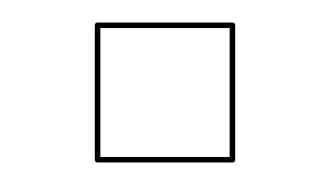 A square shape adorned with intersecting black layout lines creating a geom.. Stock Footage 334931171