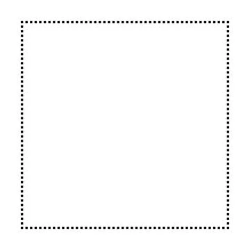 Square shape dotted icon vector symbol for creative graphic design ui element 스톡 일러스트