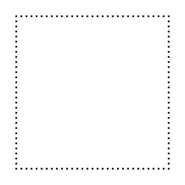 Square shape dotted icon vector symbol for creative graphic design ui element イラスト素材