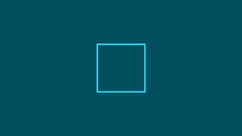 Square Shape Elements Pack with Alpha Channel. Beautiful Abstract Square Tunnel Stock Footage 104808848