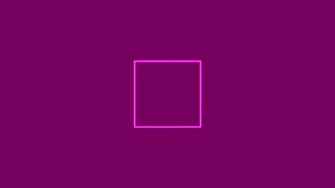 Square Shape Elements Pack with Alpha Channel. Beautiful Abstract Square Tunnel Stock Footage 104808885