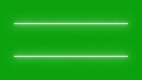 Square shape frame white color glowing neon lights loop animation on green Stock Footage 291393611