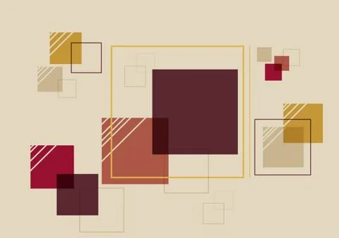 Square shape geometric vintage background 스톡 일러스트