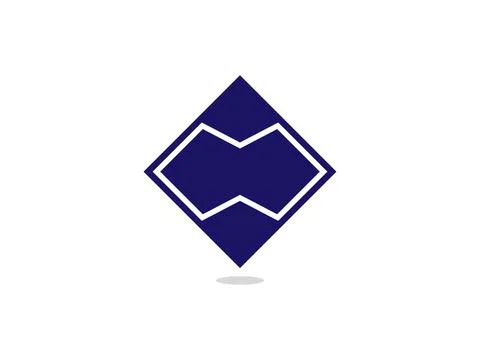 Square shape helmet vector design, creative ideal logo vector illustrator 스톡 일러스트