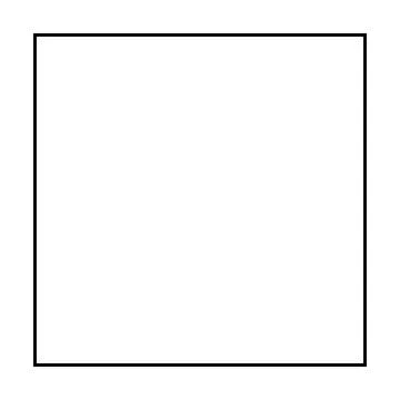 Square shape icon vector symbol for creative graphic design element in a pict 스톡 일러스트