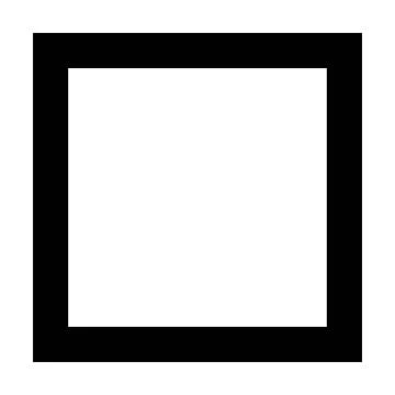 Square shape icon vector symbol for creative graphic design element 스톡 일러스트