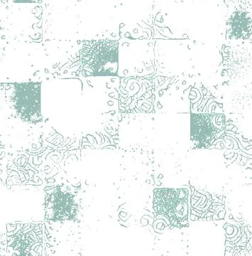 Square Shape Ornamental Seamless Looping Vector Abstract Background Illustration Illustrazione stock