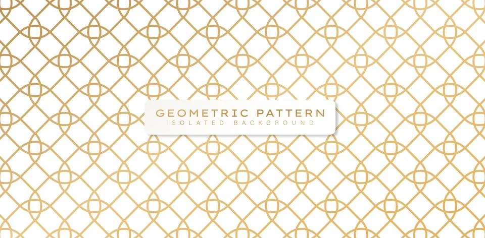 Square shape rounded pattern Stock Illustration