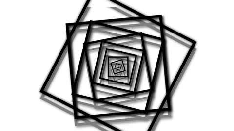 Square shaped black structures Stock Footage 151968651