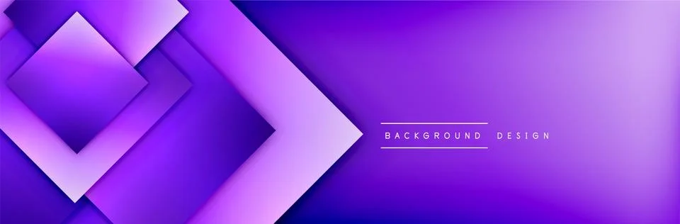 Square shapes composition geometric abstract background. 3D shadow effects and 스톡 일러스트