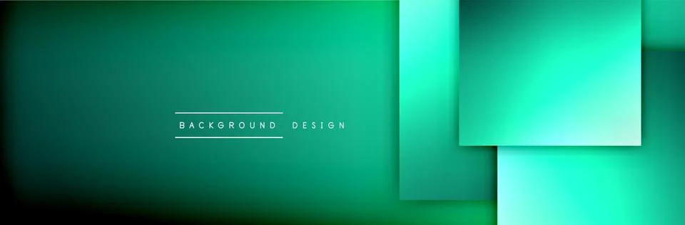 Square shapes composition geometric abstract background. 3D shadow effects and 스톡 일러스트