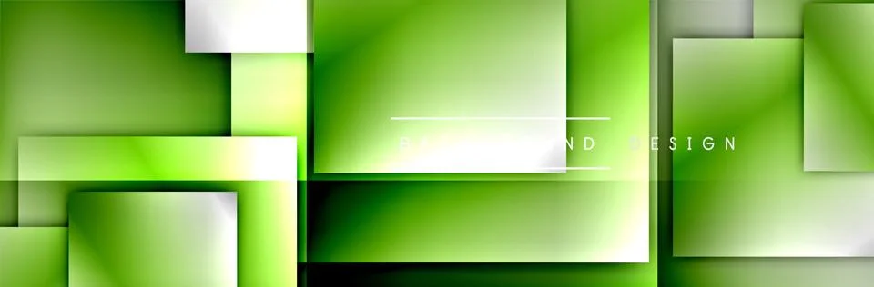 Square shapes composition geometric abstract background. 3D shadow effects and イラスト素材
