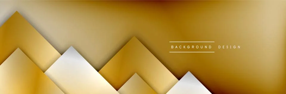 Square shapes composition geometric abstract background. 3D shadow effects and Illustrazione stock