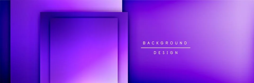 Square shapes composition geometric abstract background. 3D shadow effects and 스톡 일러스트