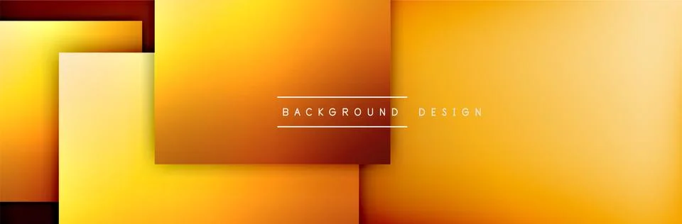 Square shapes composition geometric abstract background. 3D shadow effects and イラスト素材