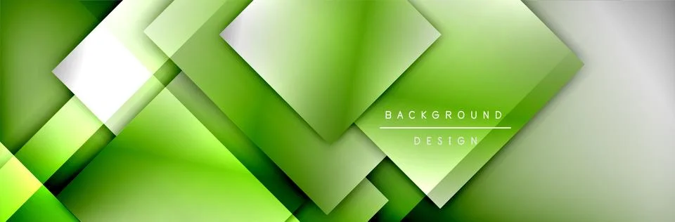 Square shapes composition geometric abstract background. 3D shadow effects and イラスト素材
