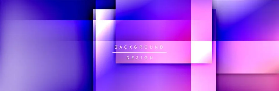 Square shapes composition geometric abstract background. 3D shadow effects and イラスト素材