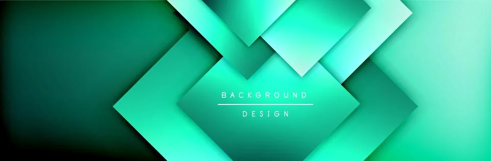 Square shapes composition geometric abstract background. 3D shadow effects and イラスト素材