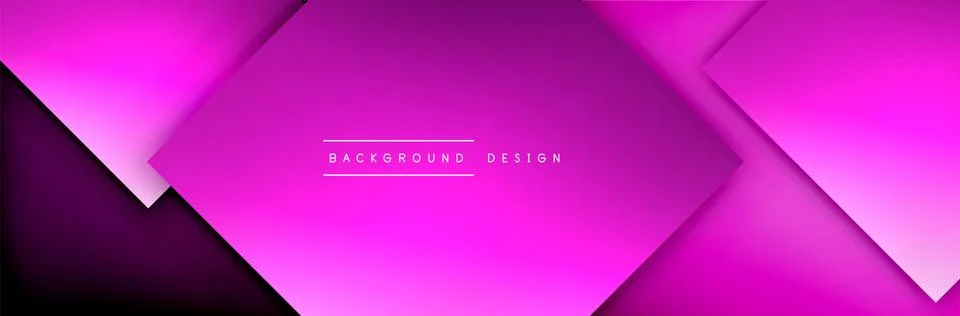 Square shapes composition geometric abstract background. 3D shadow effects and Stock Illustration