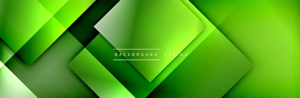 Square shapes composition geometric abstract background. 3D shadow effects and 스톡 일러스트