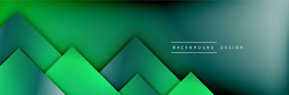Square shapes composition geometric abstract background. 3D shadow effects and Stock Illustration