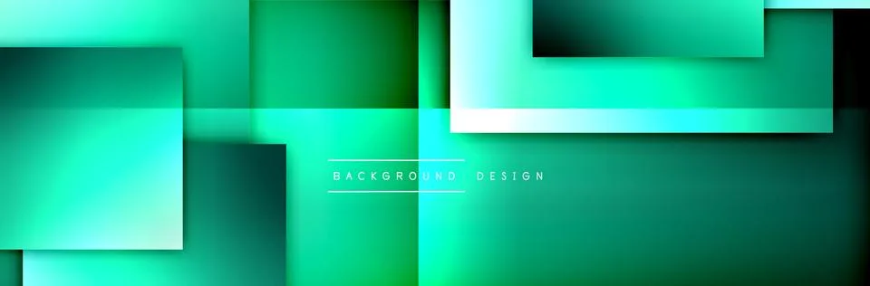 Square shapes composition geometric abstract background. 3D shadow effects and イラスト素材