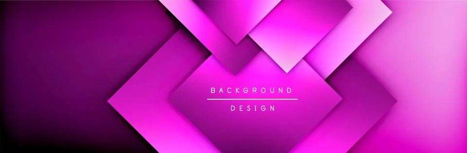 Square shapes composition geometric abstract background. 3D shadow effects and 스톡 일러스트