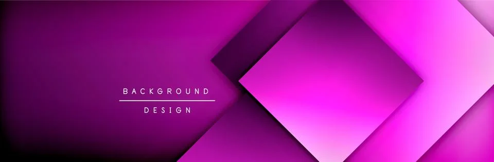 Square shapes composition geometric abstract background. 3D shadow effects and 스톡 일러스트