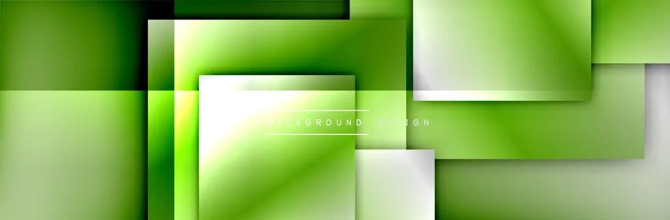 Square shapes composition geometric abstract background. 3D shadow effects and 스톡 일러스트