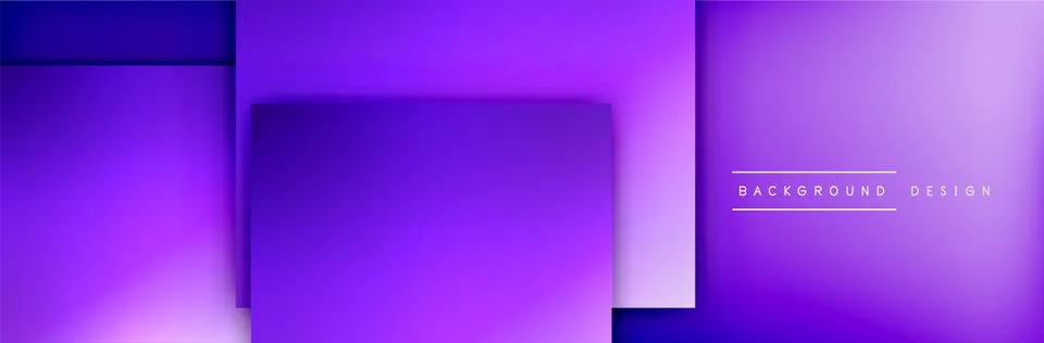Square shapes composition geometric abstract background. 3D shadow effects and 스톡 일러스트