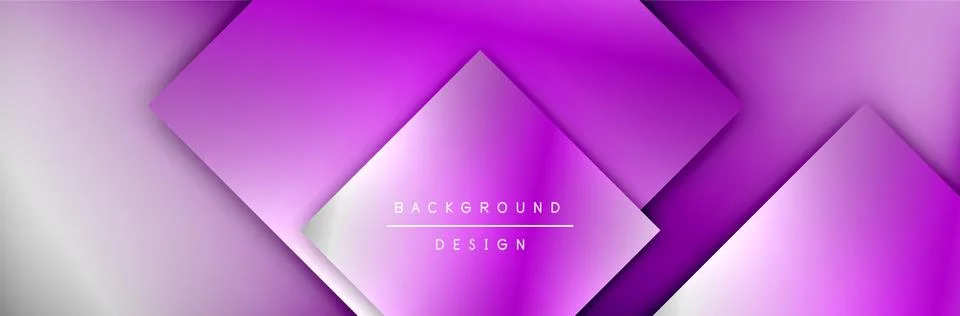 Square shapes composition geometric abstract background. 3D shadow effects and イラスト素材