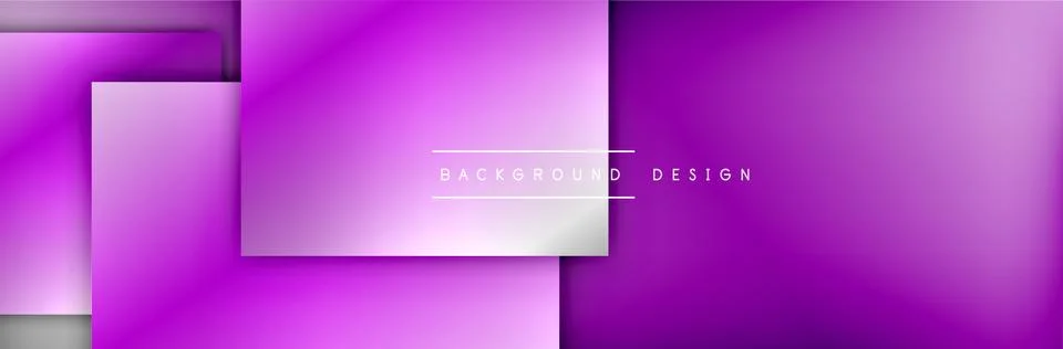 Square shapes composition geometric abstract background. 3D shadow effects and イラスト素材