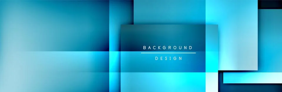 Square shapes composition geometric abstract background. 3D shadow effects and イラスト素材