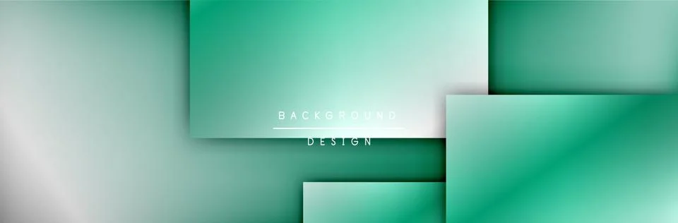 Square shapes composition geometric abstract background. 3D shadow effects and 스톡 일러스트