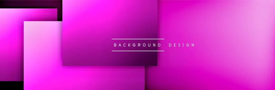 Square shapes composition geometric abstract background. 3D shadow effects and 스톡 일러스트