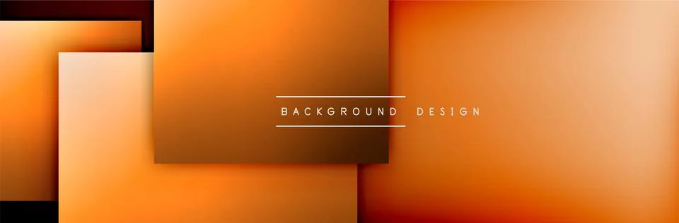 Square shapes composition geometric abstract background. 3D shadow effects and イラスト素材