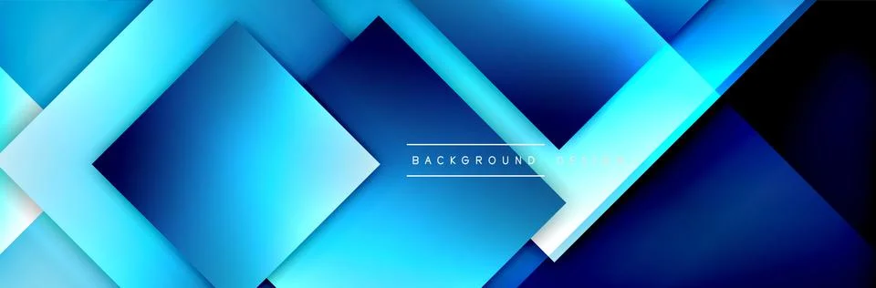 Square shapes composition geometric abstract background. 3D shadow effects and イラスト素材