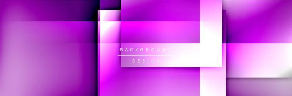 Square shapes composition geometric abstract background. 3D shadow effects and イラスト素材