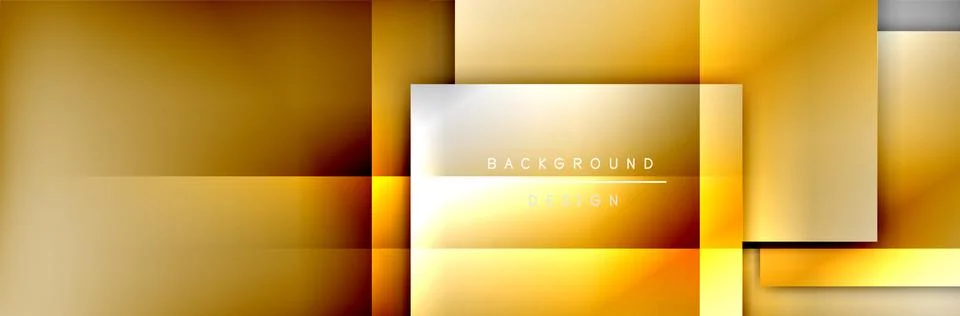 Square shapes composition geometric abstract background. 3D shadow effects and 스톡 일러스트