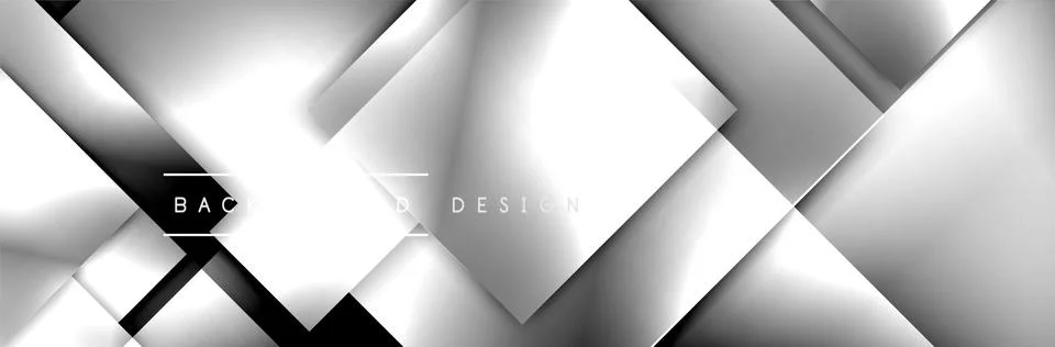 Square shapes composition geometric abstract background. 3D shadow effects and 스톡 일러스트
