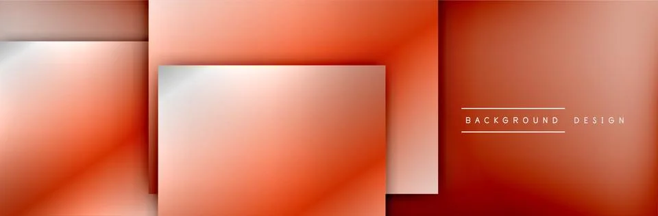 Square shapes composition geometric abstract background. 3D shadow effects and イラスト素材