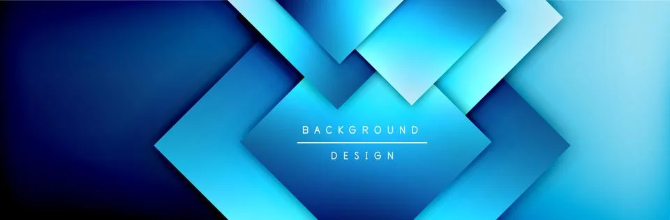 Square shapes composition geometric abstract background. 3D shadow effects and イラスト素材